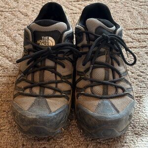The North Face Black and Tan Hiking Shoes